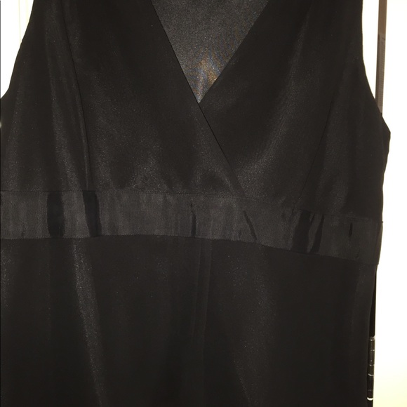 Isaac Mizrahi black chiffon evening top - Picture 3 of 5